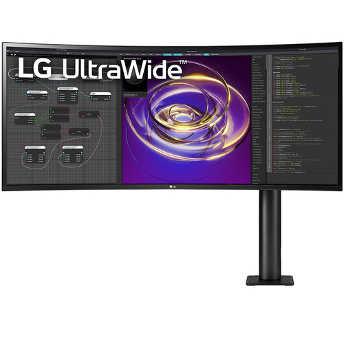 LG 34WP88CN-B 34` 21:9 Curved UltraWide QHD (3440 x 1440) PC Ergo Monitor
