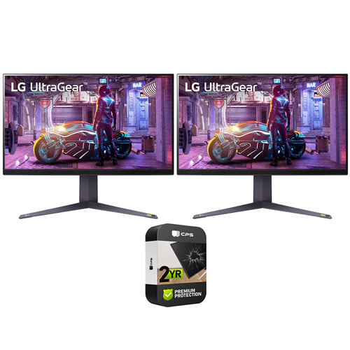 LG 32` UltraGear QHD Nano IPS 1ms 240Hz PC Monitor 2 Pack with 2 Year Warranty