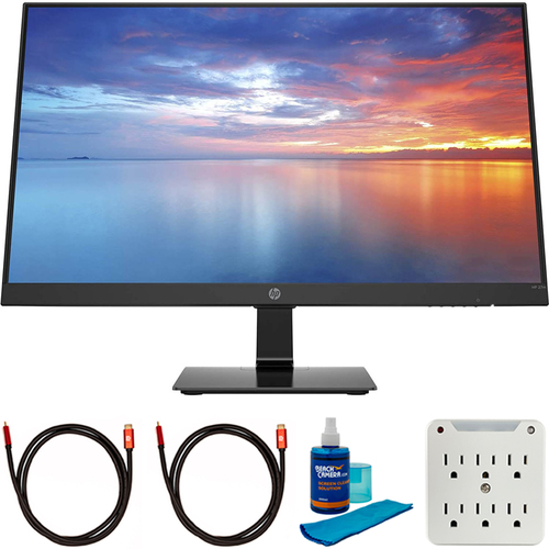 Hewlett Packard 27M 27` 16:9 Full HD IPS LED PC Monitor with Cleaning Bundle