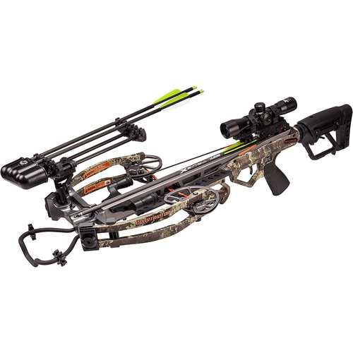 Bear Archery Constrictor Crossbow Kit w/ Scope, Quiver, Cheek Pad, Bolts - Truetimber Strata