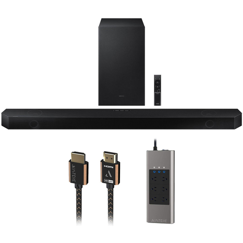 Samsung 3.1.2ch Soundbar with Wireless Dolby Audio DTS:X 2022 with HDMI Bundle
