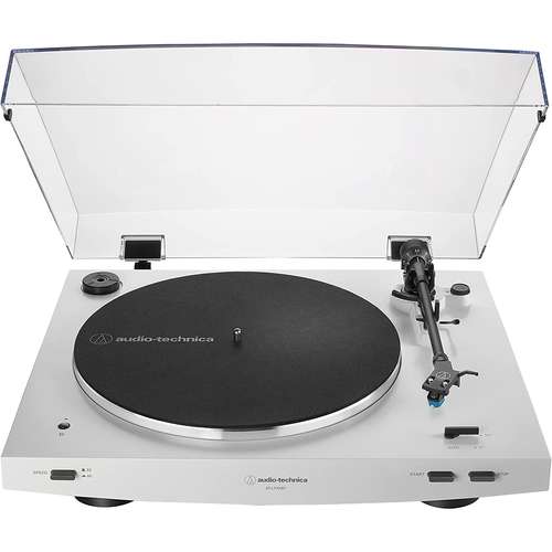 Audio Technica AT-LP3XBT-BK Fully Automatic Wireless Belt-drive Turntable - White