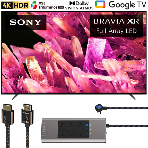 Sony XR65X90K Bravia XR 65` X90K 4K HDR Full Array LED Smart TV 2022 with HDMI Bundle