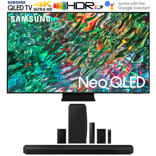 Samsung QN65QN90BA 65` Class Neo QLED 4K Smart TV 2022 w/ Samsung HW-Q910B Soundbar