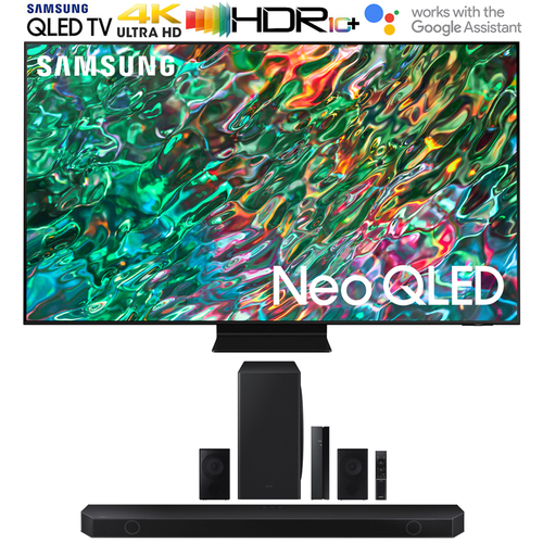 Samsung QN75QN90BA 75` Class Neo QLED 4K Smart TV 2022 w/ Samsung HW-Q910B Soundbar