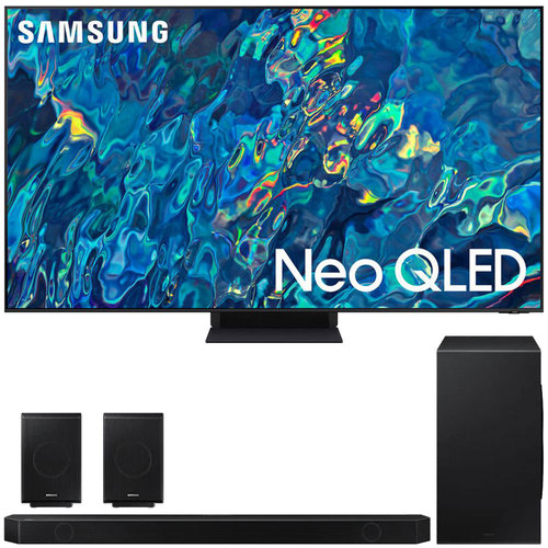 Samsung QN85QN95BA 85 Inch QN95B Neo QLED 4K TV (2022) Bundle with HW-Q990B Soundbar