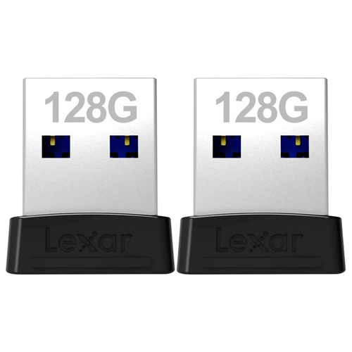 Lexar JumpDrive S47 USB 3.1 128GB Flash Drive 2 Pack