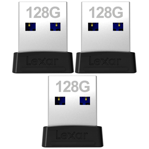 Lexar JumpDrive S47 USB 3.1 128GB Flash Drive 3 Pack