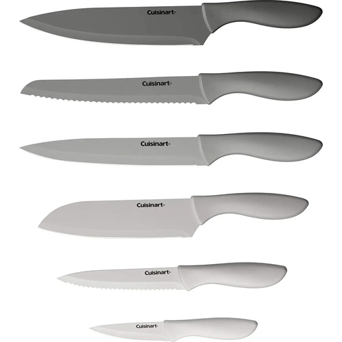 Advantage 12-Piece Gray Knife Set with Blade Guards 