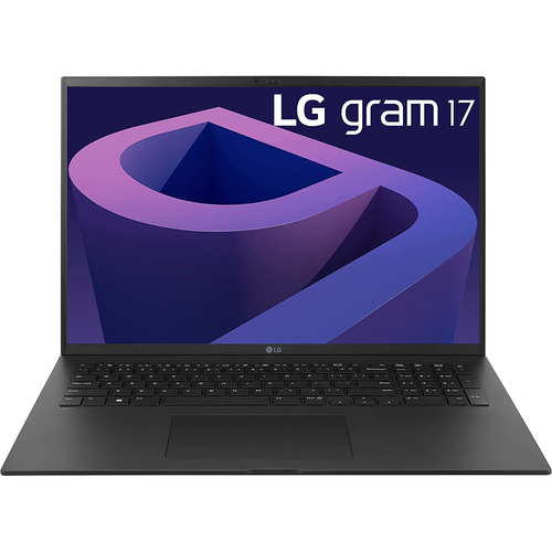 LG gram 17Z90Q 17` Lightweight Laptop, Intel i7-1260P, 16GB RAM/1TB SSD, Black