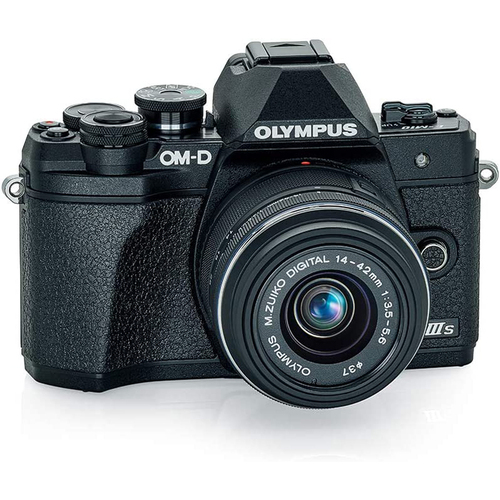 Olympus E-M10 Mark III Digital Camera (Black) with M.Zuiko Digital 14-42mm Lens