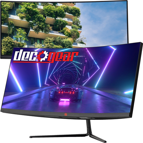 Deco Gear 30` Curved Monitor, 200 Hz, 1ms MPRT, 2560x1080, for Professionals and Gaming