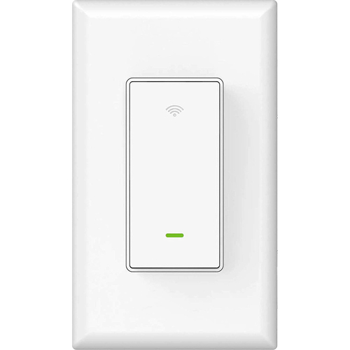 Deco Essentials WiFi Smart Light Switch, Compatible with Alexa and Google Home, No Hub Required
