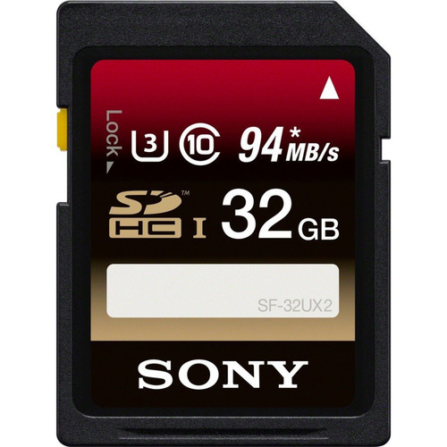 Sony SF32UX2/TQ - 32GB SDHC Class 10 UHS-1, R94 W70 Memory Card