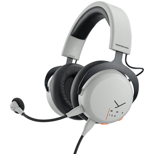 MMX 100 Closed Back Analog Gaming Headset for PC, Playstation, Xbox - Grey