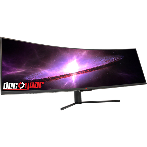 Deco Gear 49` Curved Ultrawide LED 3840x1080 HDR400 32:9 144Hz FreeSync 4ms Gaming Monitor