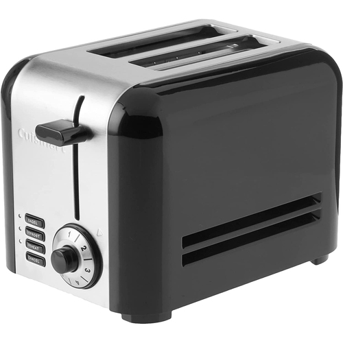 Cuisinart 2-Slice Compact Stainless Toaster, Brushed Stainless (CPT-320P1)