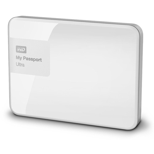 Western Digital My Passport Ultra 2TB Portable External Hard Drive USB 3.0 White (WDBBKD0020BWT)