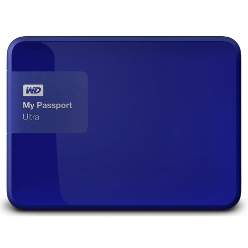 Western Digital My Passport Ultra 1 TB Portable External Hard Drive, Blue