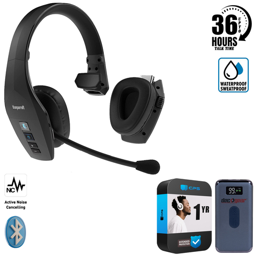BlueParrott S650-XT 2-in-1 Convertible Bluetooth NC Headset + Power Bank + Protection Pack