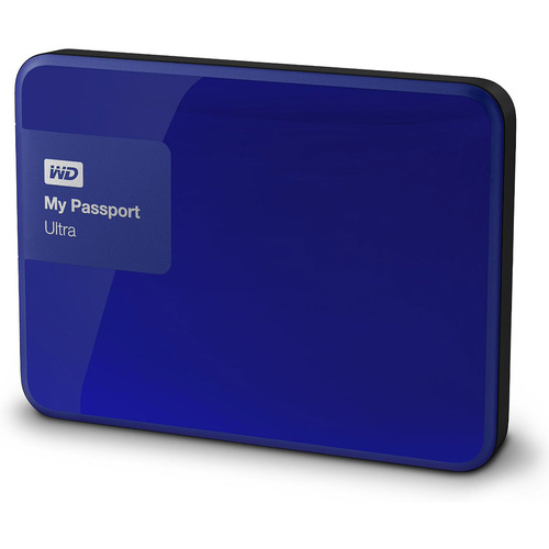 Western Digital My Passport Ultra 3 TB Portable External Hard Drive, Blue