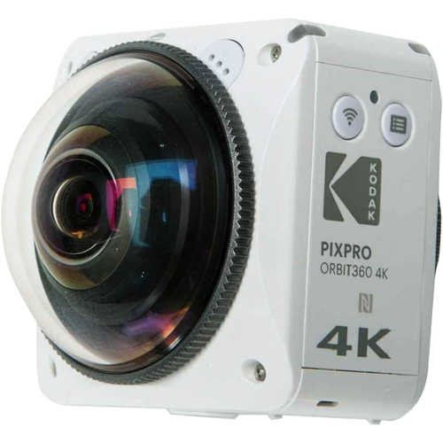 Kodak Pixpro Orbit360 4K VR Camera with Adventure Pack - White (ORBIT360_4K-WH)