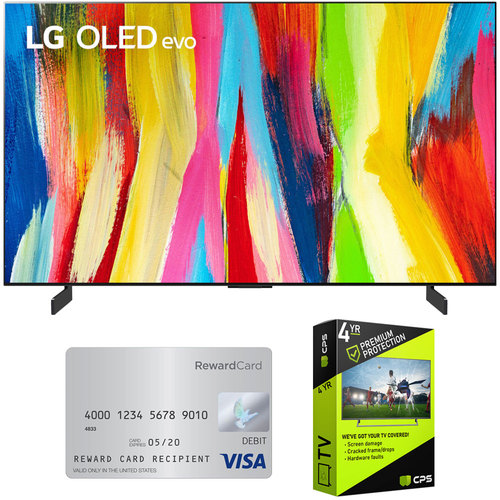 LG OLED42C2PUA 42` 4K OLED TV (2022) Bundle with $50 Visa Card (2-4Wk Delivery)