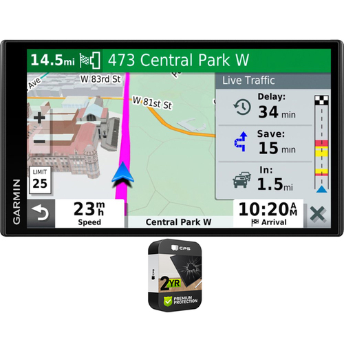 Garmin Drivesmart 65T 6.95` GPS Navigator with Traffic Renewed + 2 Year Warranty