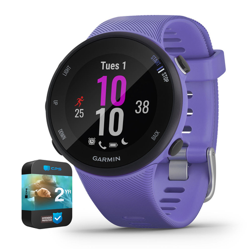 Garmin Forerunner 45S GPS Running Smartwatch Iris Renewed with 2 Year Warranty