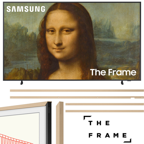 Samsung 43` The Frame QLED 4K UHD Smart TV 2022 with Customizable Bezel Beige