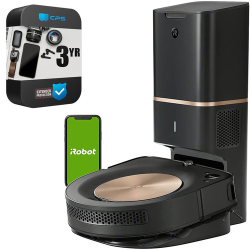 iRobot Roomba s9 Plus Self-Emptying Robot Vacuum Bundle with 3-Year Accidental Warranty