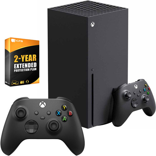 Microsoft Xbox Series X 1TB SSD Bundle w/ Wireless Controller (Carbon Black) and Warranty