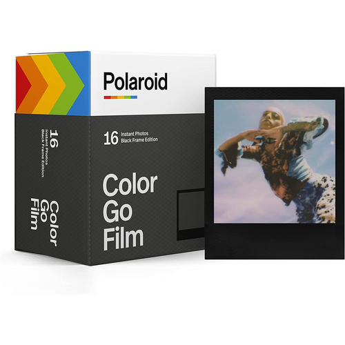 Color Film for GO Cameras, Black Frame Edition - Pack of 16 (PRD6211)