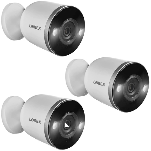 Lorex Smart Indoor/Outdoor 2K Wi-Fi Camera with Night Vision 3 Pack