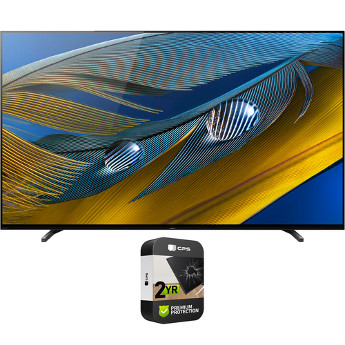 Sony 65` A80J 4K OLED Smart TV Renewed with 2 Year Extended Warranty