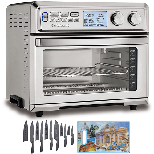 Cuisinart Large Digital AirFry Toaster Oven + 12 Pcs Cutlery Set & Cutting Board