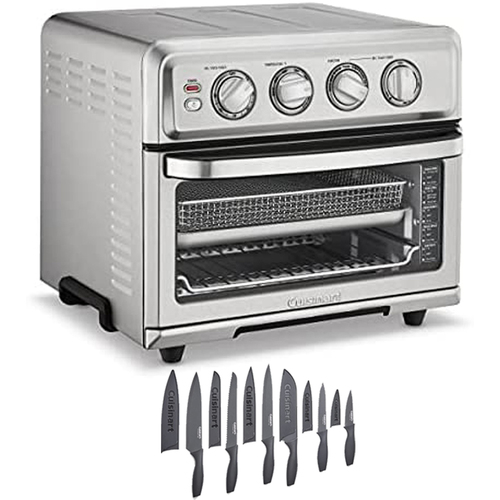 Cuisinart AirFryer Toaster Oven with Grill Steel + 12 Pcs Cutlery Set