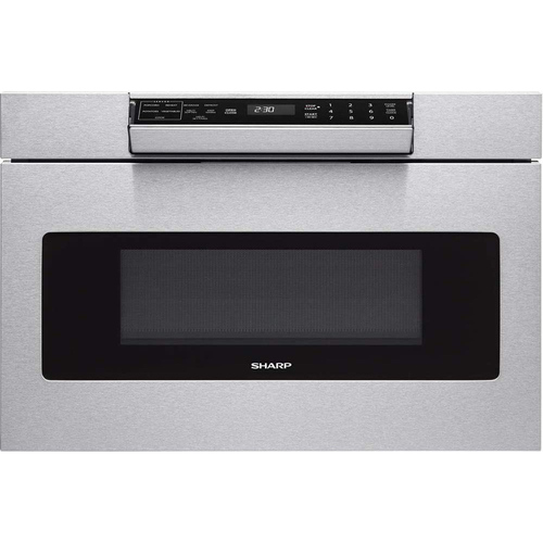 Sharp 30` 1.2 cu. ft. 950W Sharp Stainless Steel Microwave Drawer Oven (SMD3070ASY)