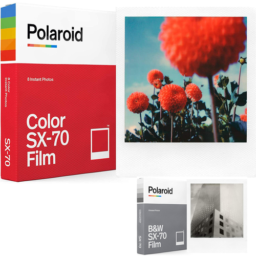 Polaroid Originals Color Film for SX-70 Cameras with Black and White Film