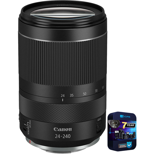 Canon RF 24-240mm f/4-6.3 IS USM Lens with 7 Year Extended Warranty
