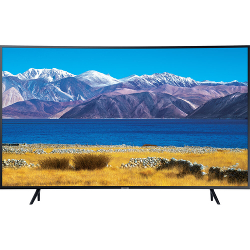 Samsung UN65TU8300 65` HDR 4K UHD Smart Curved TV - (2020 Model) - Open Box