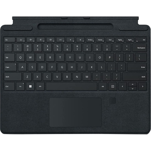 Microsoft Surface Pro Signature Keyboard with Fingerprint Reader - Black - Open Box