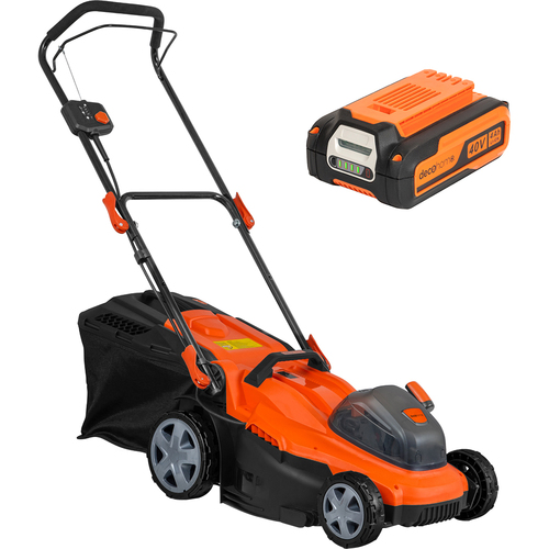 Deco Home Cordless Lawn Mower 16` Deck, 40V Battery, Push Start, 45L Grass Bag - Open Box
