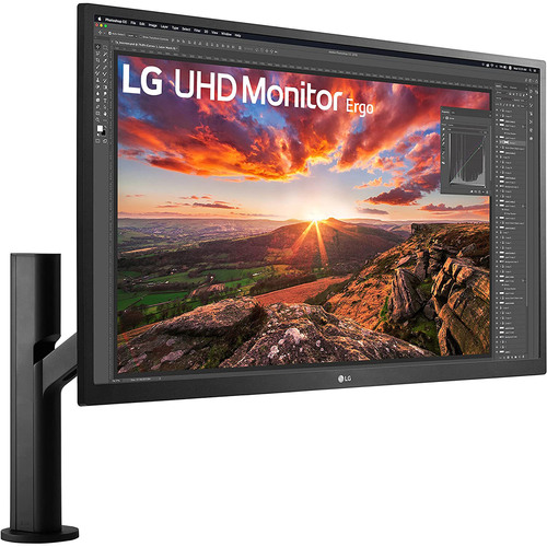 LG 27UK580-B 27` UHD 4K IPS Monitor with Ergo Stand - Open Box