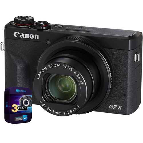 Canon PowerShot G7 X Mark III 20.1MP Zoom Digital Camera Black + 3 Year Warranty
