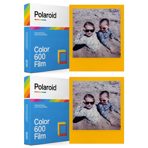 Polaroid Originals Color Film for 600 Cameras Colored Frames Edition 2 Pack