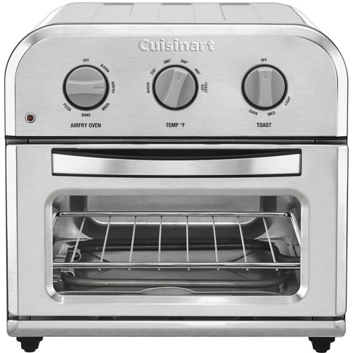 Cuisinart Compact AirFryer/Convection Toaster Oven - Stainless Steel (TOA-26TG)