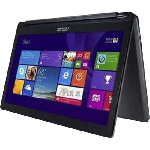 Asus 2-in-1 15.6` Touch-Screen Intel Core i5-4210U Black Notebook
