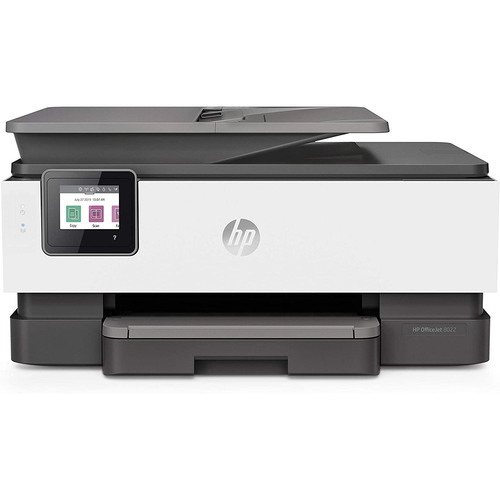 Hewlett Packard OfficeJet 8022e All-in-One Wireless InkJet Color Printer, Refurbished