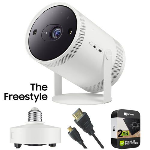 Samsung SP-LSP3BLAXZA The Freestyle Projector w/ Accessories + Extended Warranty